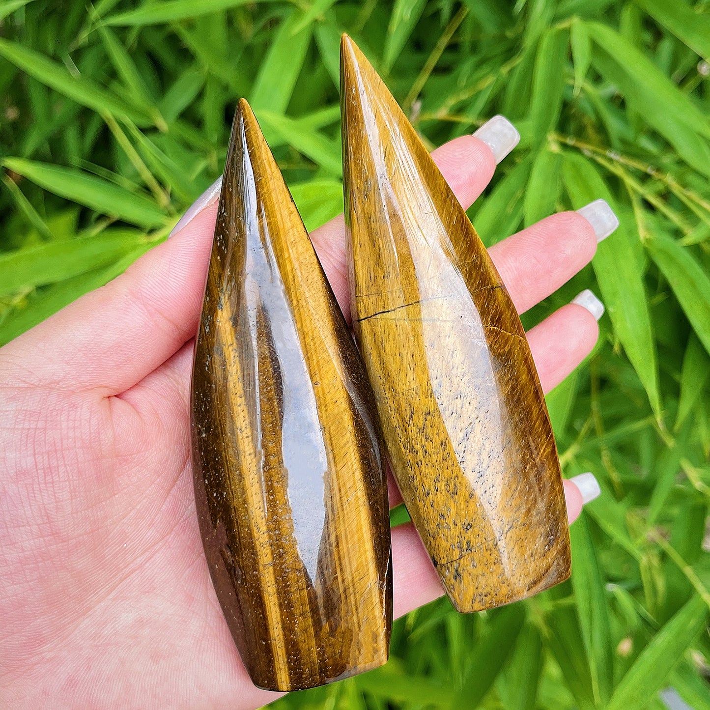 Natural Yellow Tiger Eye Ornament Heal ing Gemstone Home Decor
