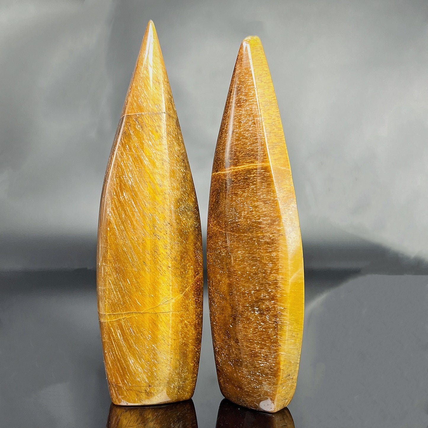 Natural Yellow Tiger Eye Ornament Heal ing Gemstone Home Decor