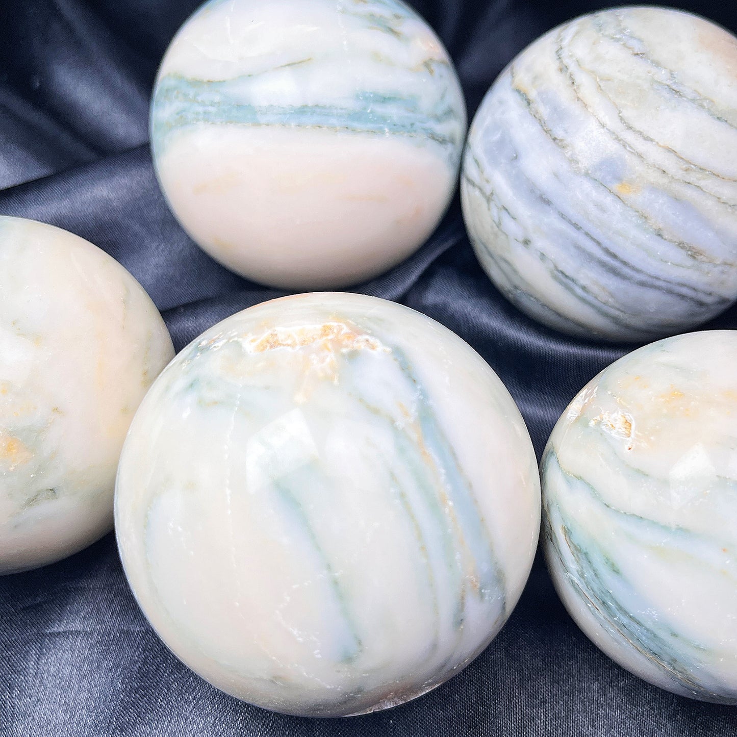 Natural Pink marble ball Heal ing Gemstone Home Decor