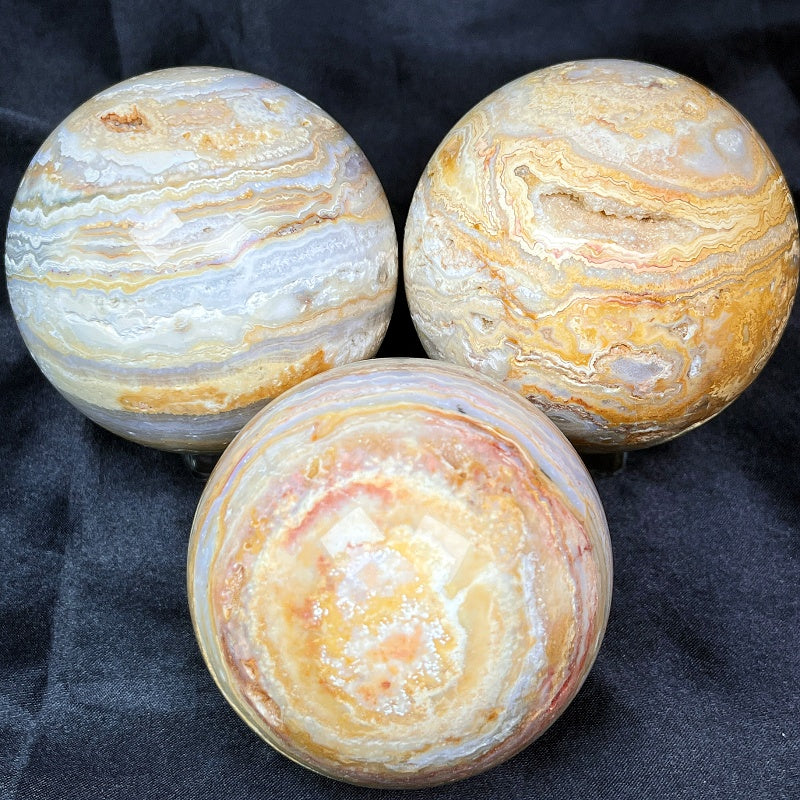 Natural Thousand layer agate ball Heal ing Gemstone Home Decor