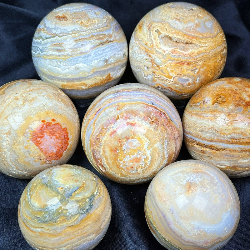 Natural Thousand layer agate ball Heal ing Gemstone Home Decor