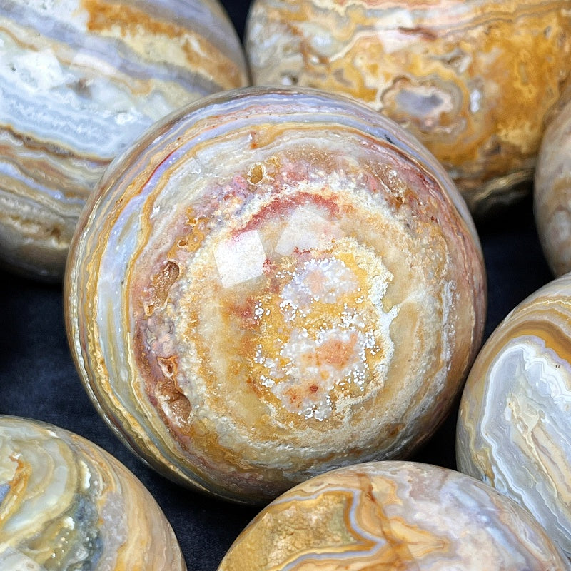 Natural Thousand layer agate ball Heal ing Gemstone Home Decor