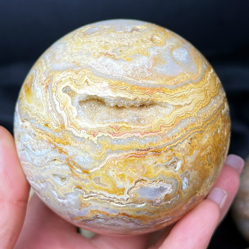 Natural Thousand layer agate ball Heal ing Gemstone Home Decor