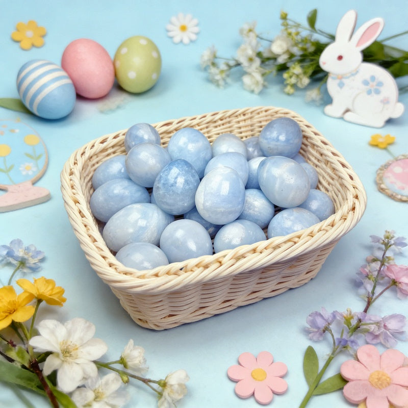 Natural Tianqingshi Egg Heal ing Gemstone Home Decor gift