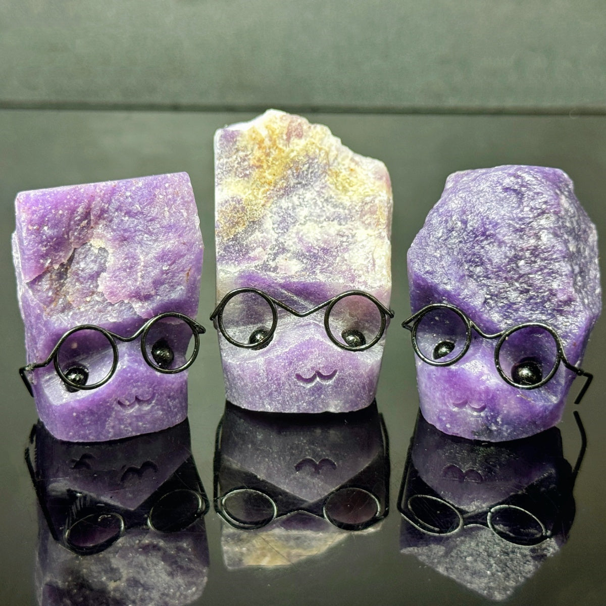 Natural Mixed material carvings Heal ing Gemstone Home Decor