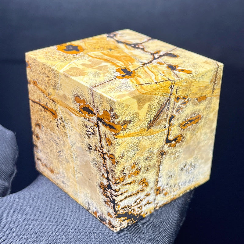 Natural Chinese painting stone blocks  Heal ing Gemstone Home Decor gift
