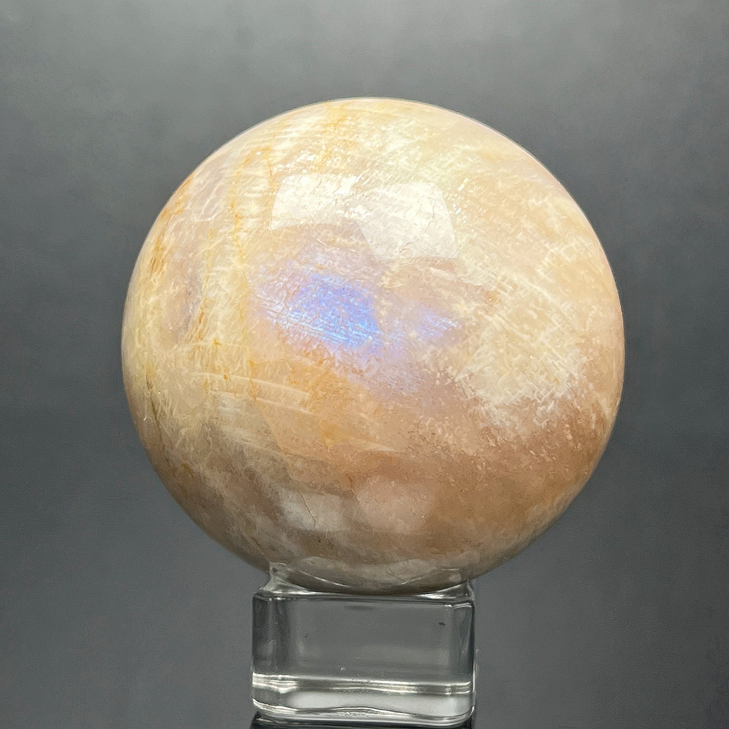 Natural Moonstone Sphere Heal ing Gemstone Home Decor