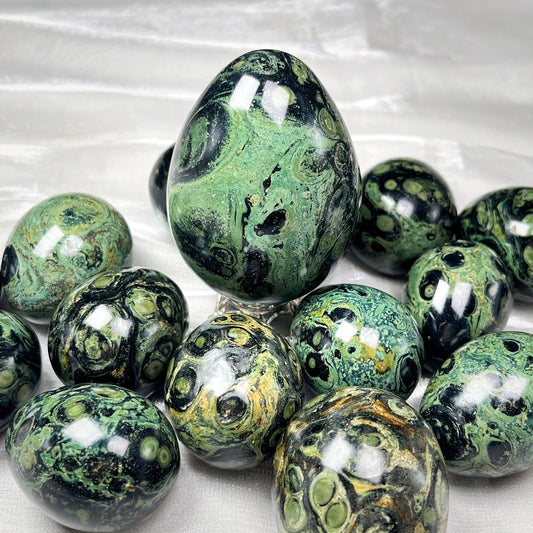 Natural  Peacock Eye Egg Heal ing Gemstone Home Decor