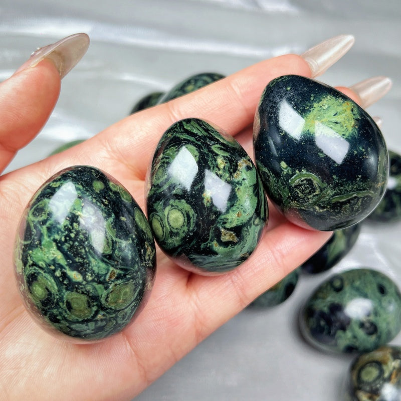 Natural  Peacock Eye Egg Heal ing Gemstone Home Decor