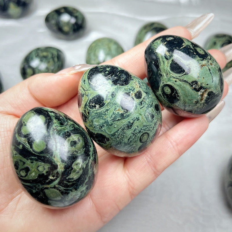 Natural  Peacock Eye Egg Heal ing Gemstone Home Decor