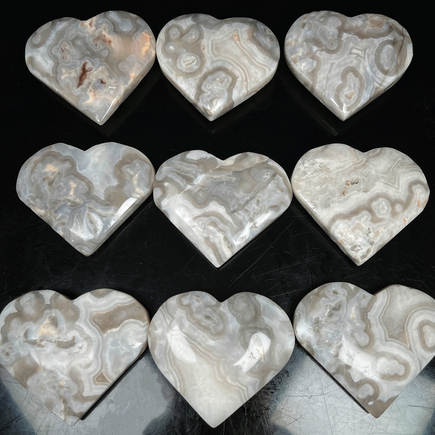 Natural  Persian Agate Love Heal ing Gemstone Home Decor