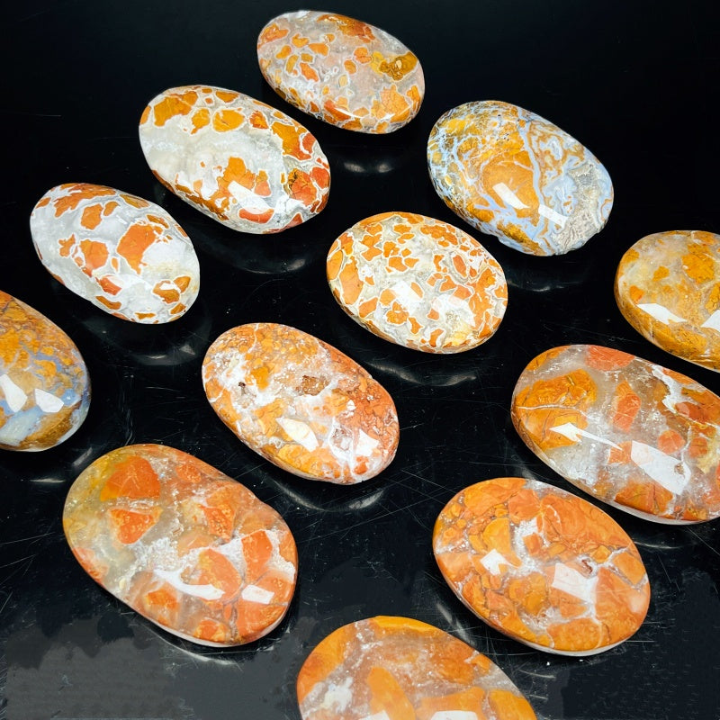 Natural Play with yellow cherry blossom agate Heal ing Gemstone Home Decor