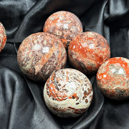 Natural Money agate ball Heal ing Gemstone Home Decor