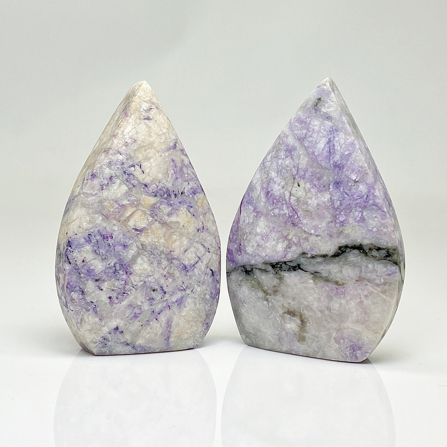 Natural Purple pine stone ornament Heal ing Gemstone Home Decor