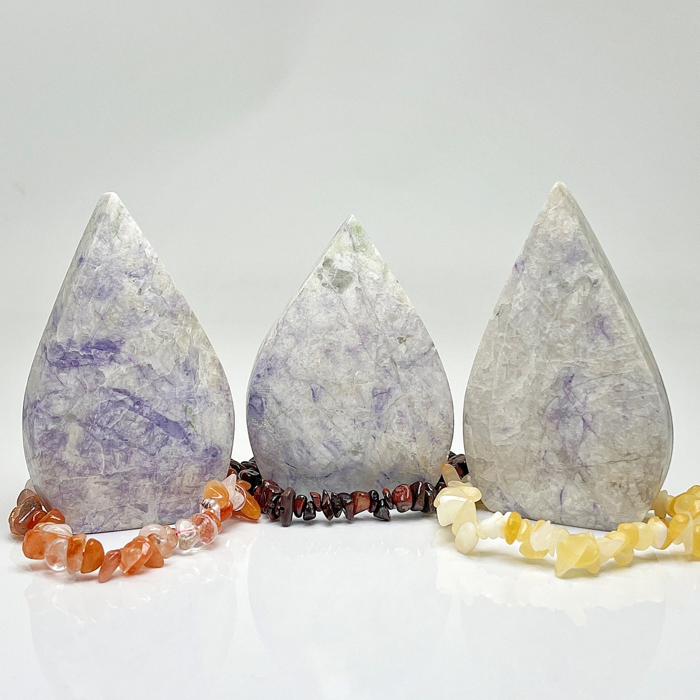 Natural Purple pine stone ornament Heal ing Gemstone Home Decor