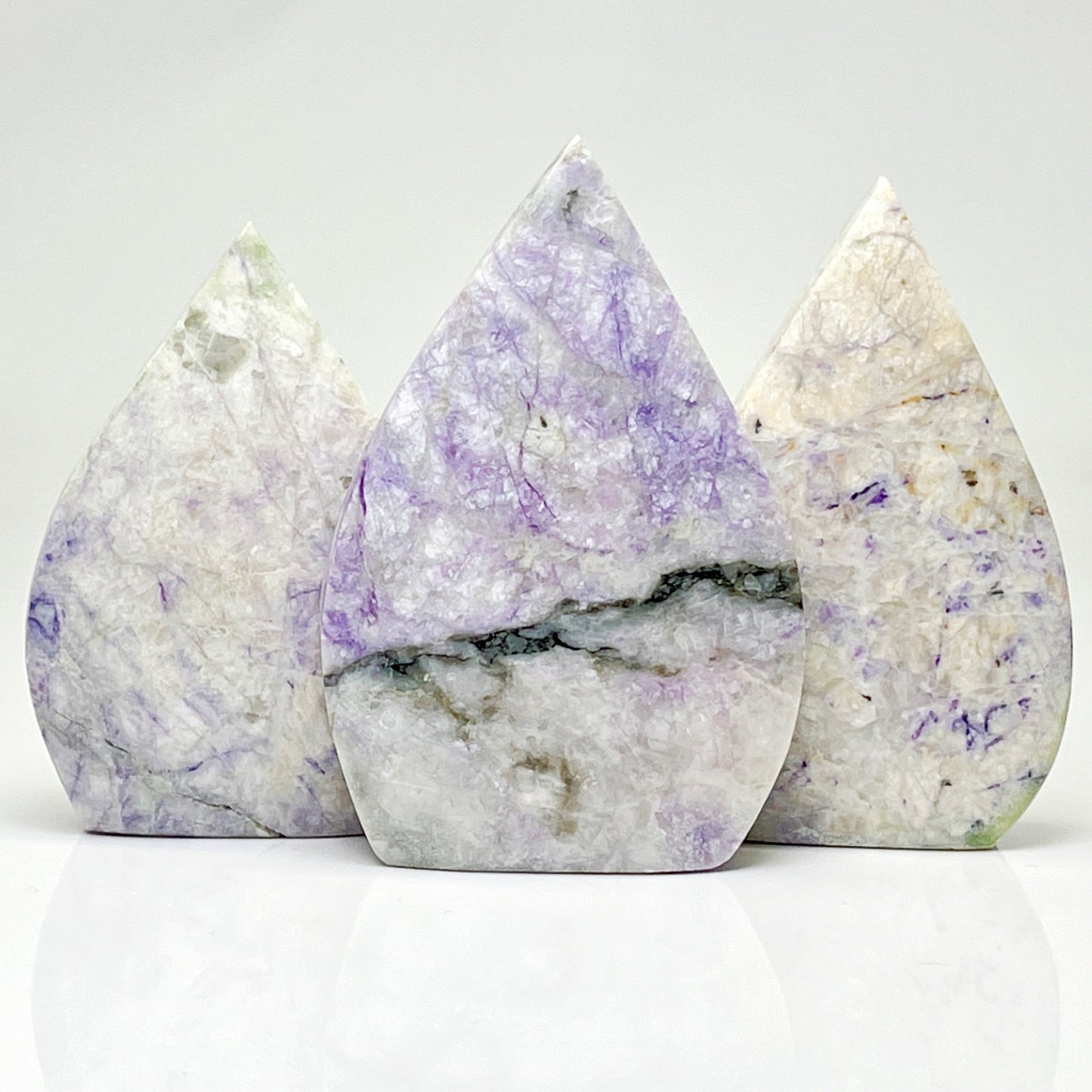 Natural Purple pine stone ornament Heal ing Gemstone Home Decor