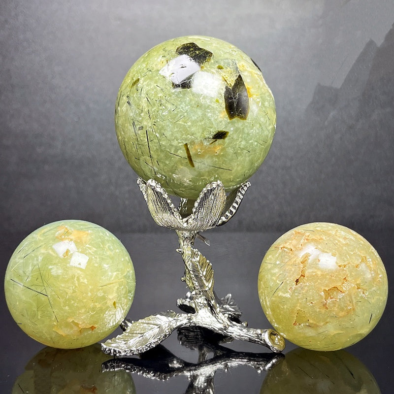 Natural Grape stone ball Heal ing Gemstone Home Decor