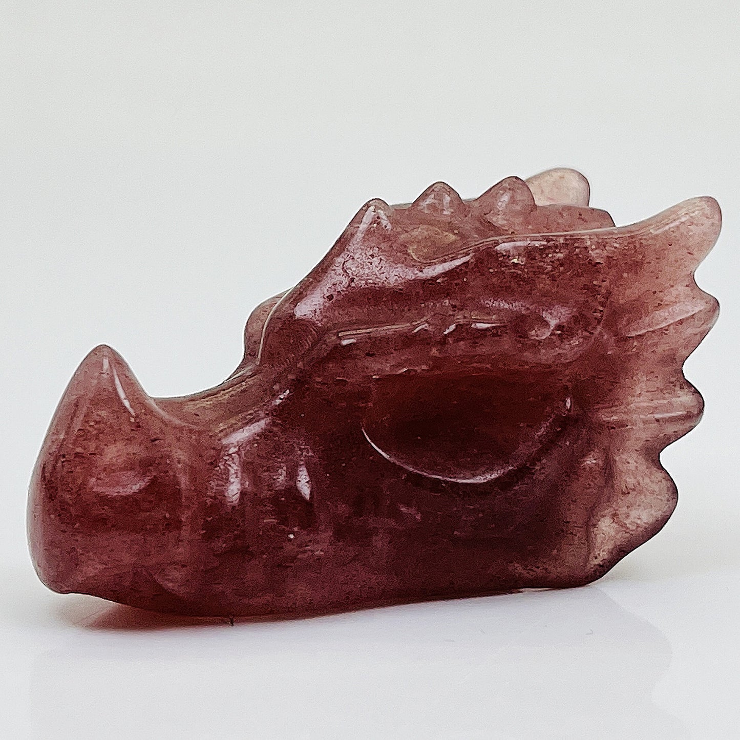 Natural Crystal carved faucet Heal ing Gemstone Home Decor