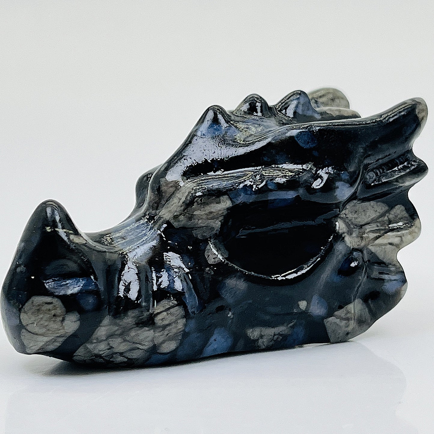 Natural Crystal carved faucet Heal ing Gemstone Home Decor