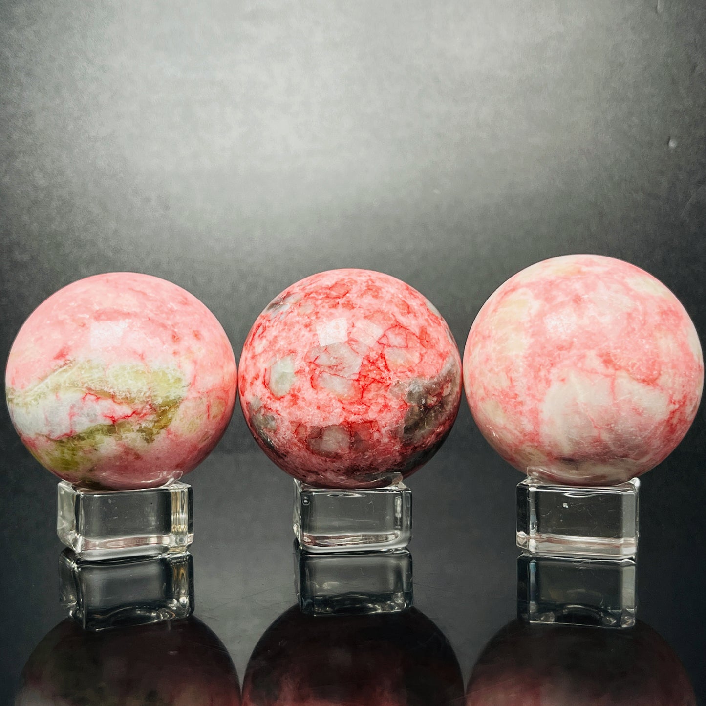 Natural Curtain stone ball Heal ing Gemstone Home Decor