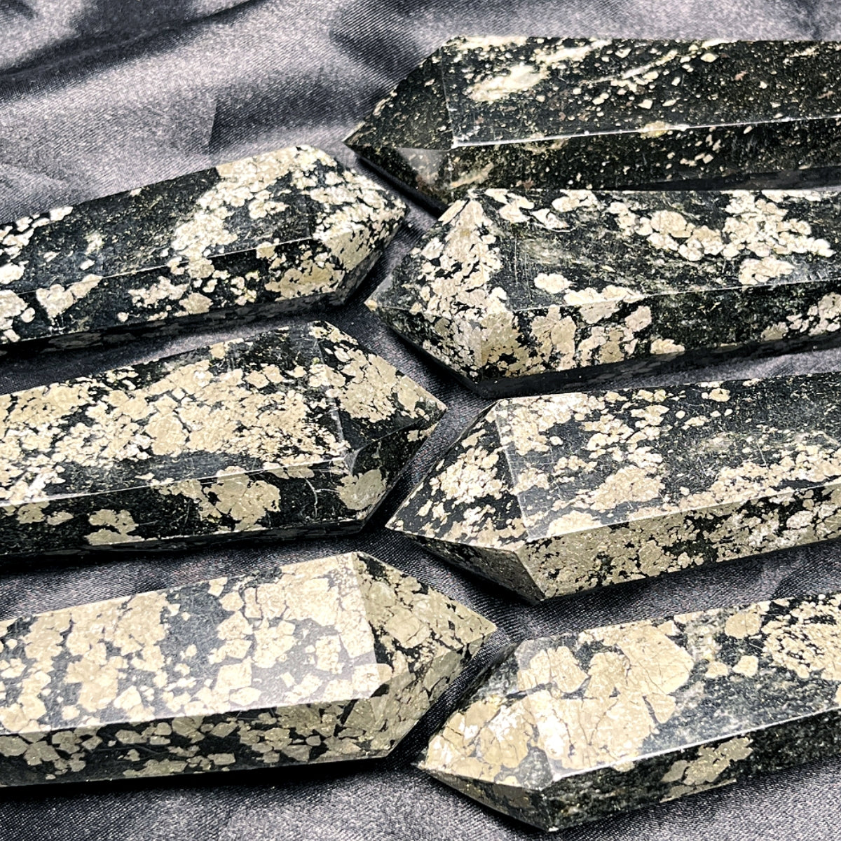 Natural Pyrite scepter Heal ing Gemstone Home Decor