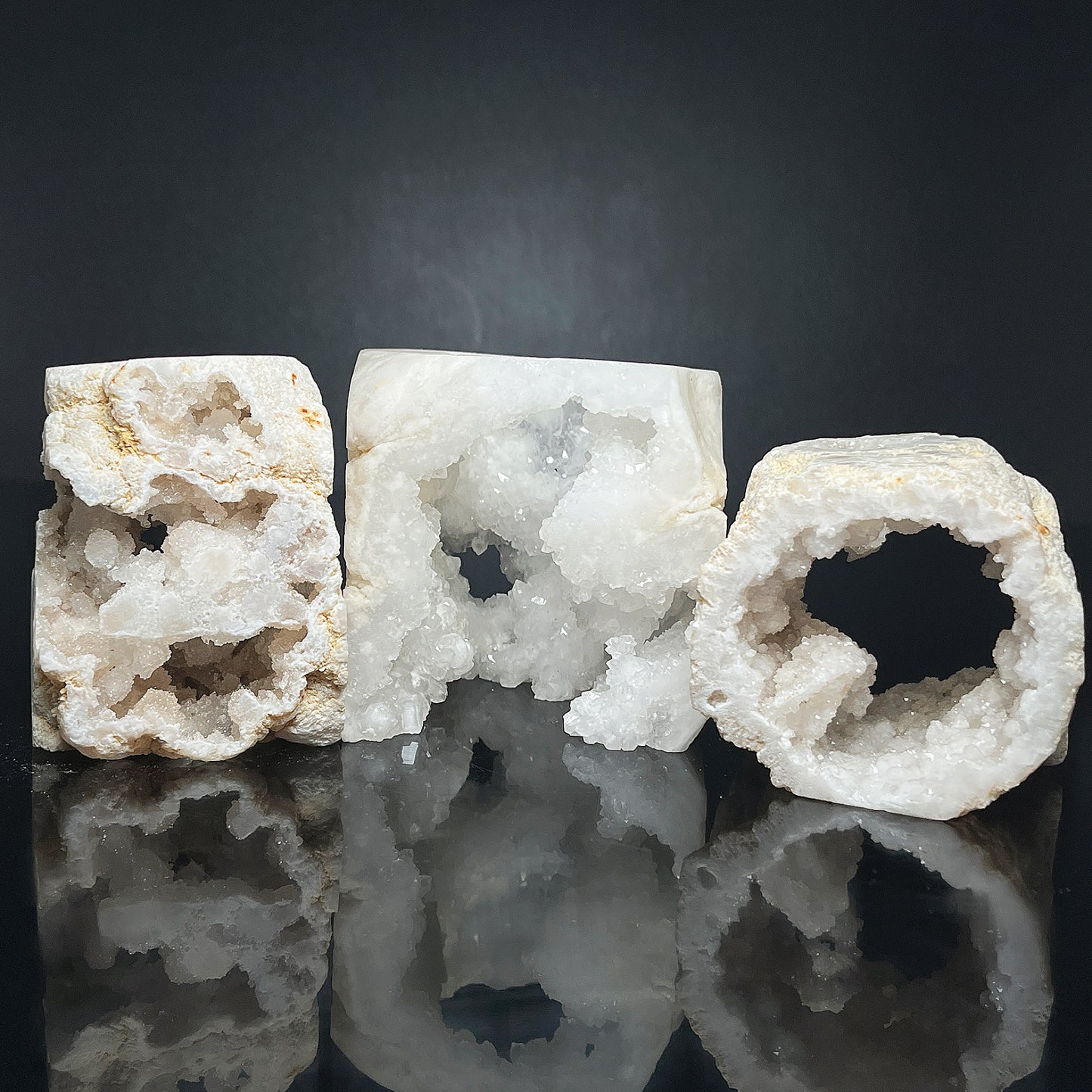Natural Moroccan Crystal Cave Ornament Heal ing Gemstone Home Decor