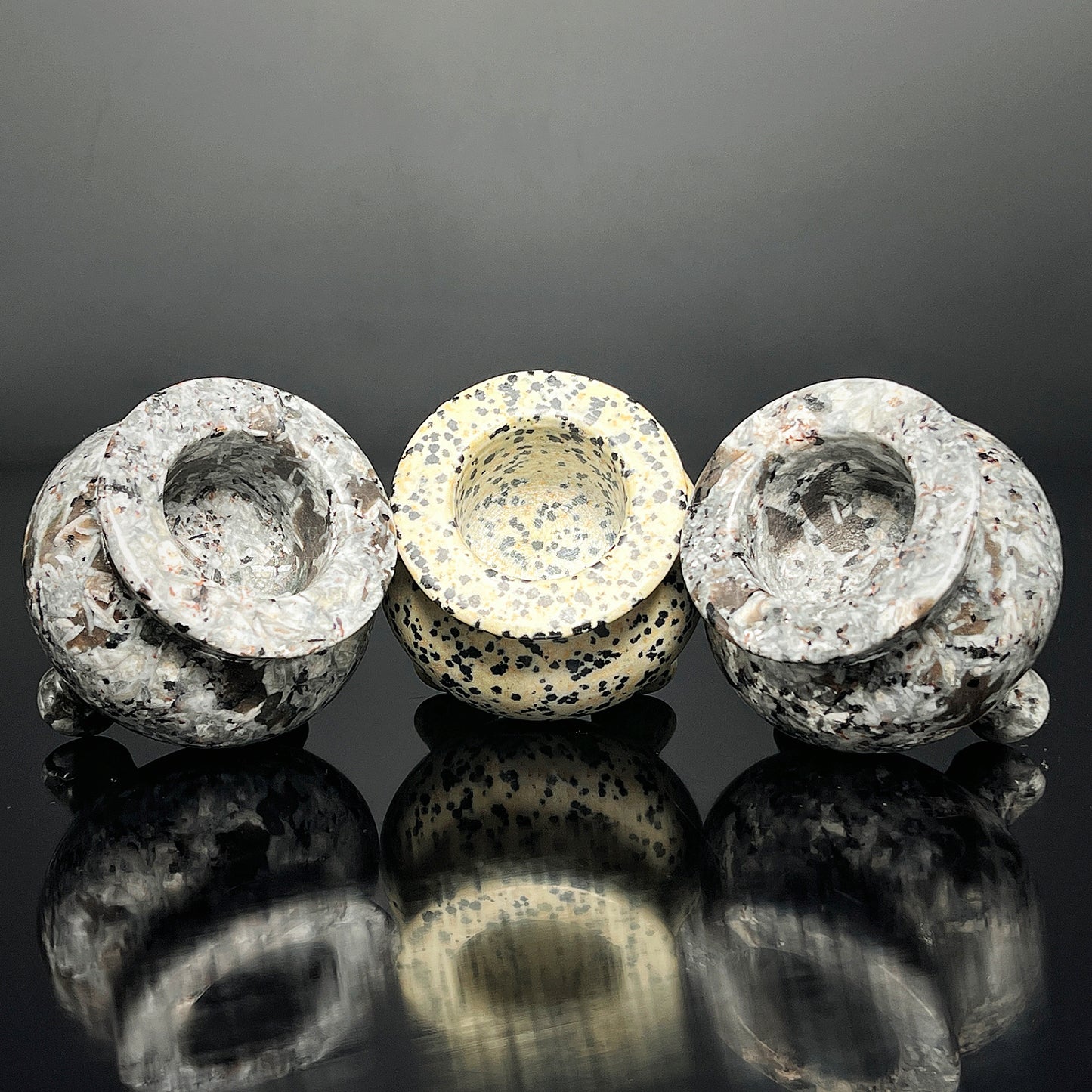 Natural Crystal carving incense burner Heal ing Gemstone Home Decor