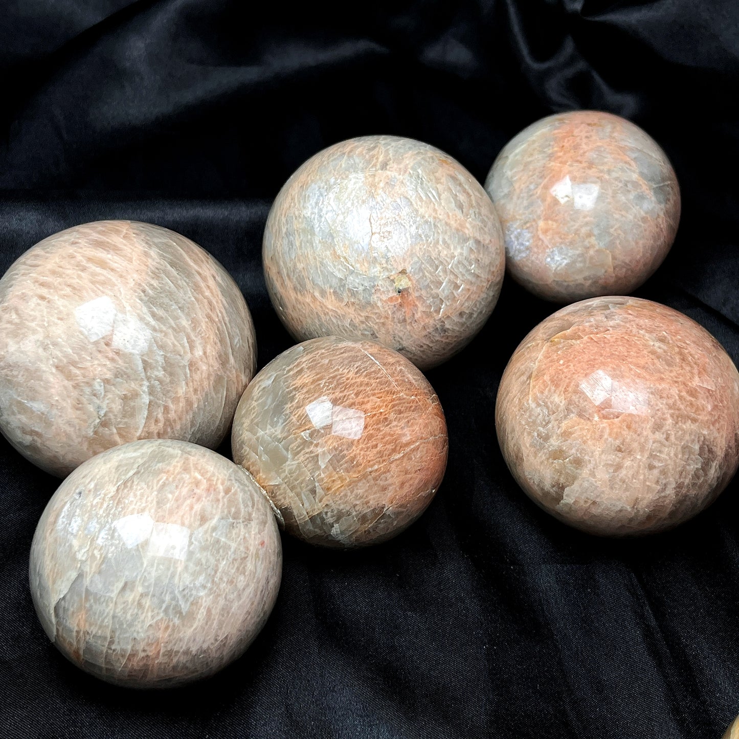 Natural Sparkling powder patterned stone ball Heal ing Gemstone Home Decor