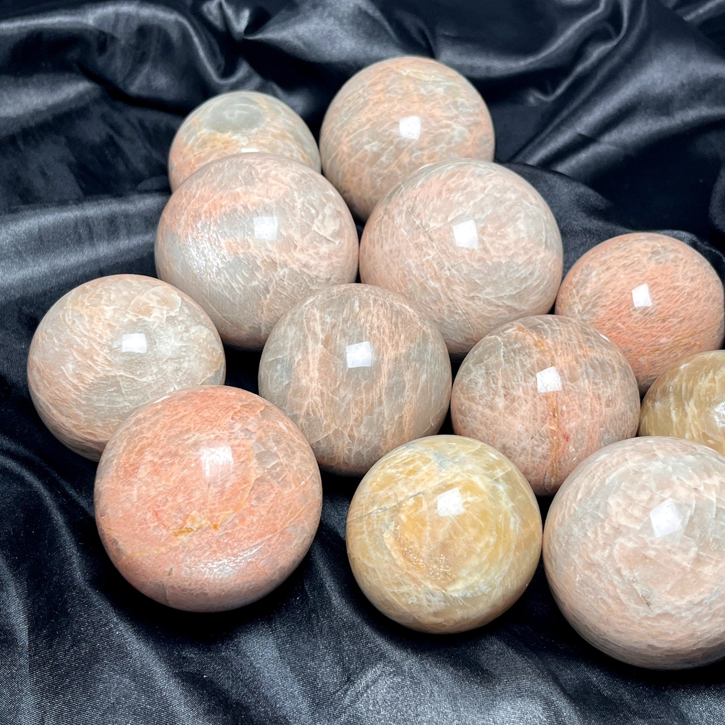 Natural Sparkling powder patterned stone ball Heal ing Gemstone Home Decor