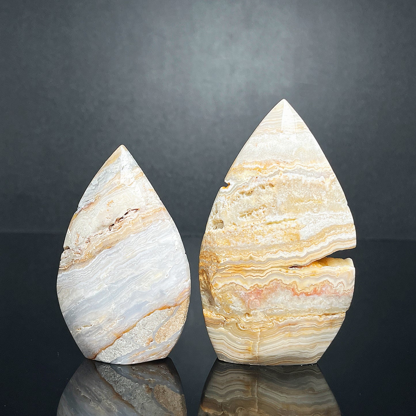 Natural Thousand layer agate ornament Heal ing Gemstone Home Decor