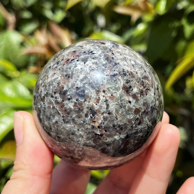 Natural Flame Stone Ball Heal ing Gemstone Home Decor