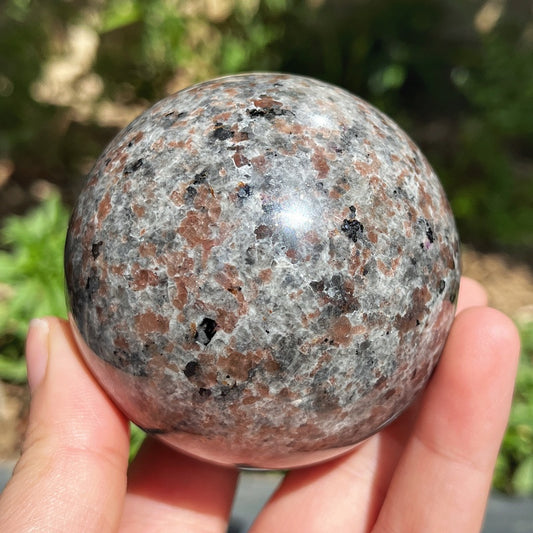 Natural Flame Stone Ball Heal ing Gemstone Home Decor