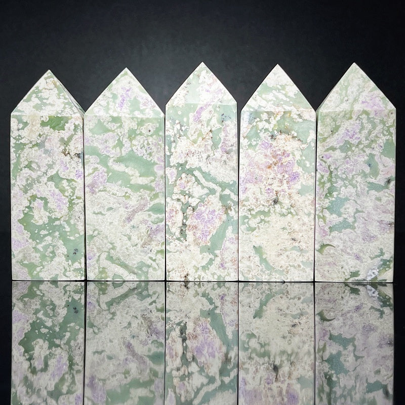 Natural Square sodium stone square column Heal ing Gemstone Home Decor
