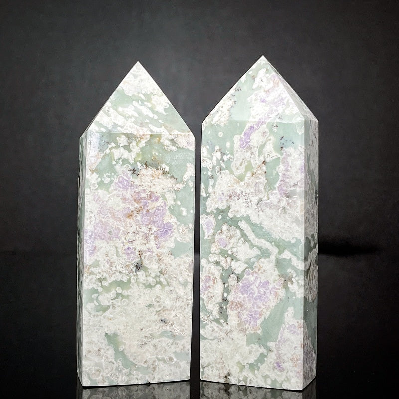 Natural Square sodium stone square column Heal ing Gemstone Home Decor