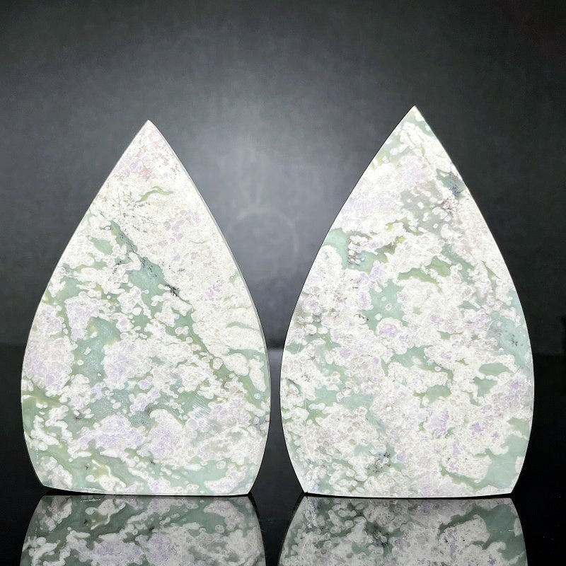 Natural Square sodium stone ornament Heal ing Gemstone Home Decor