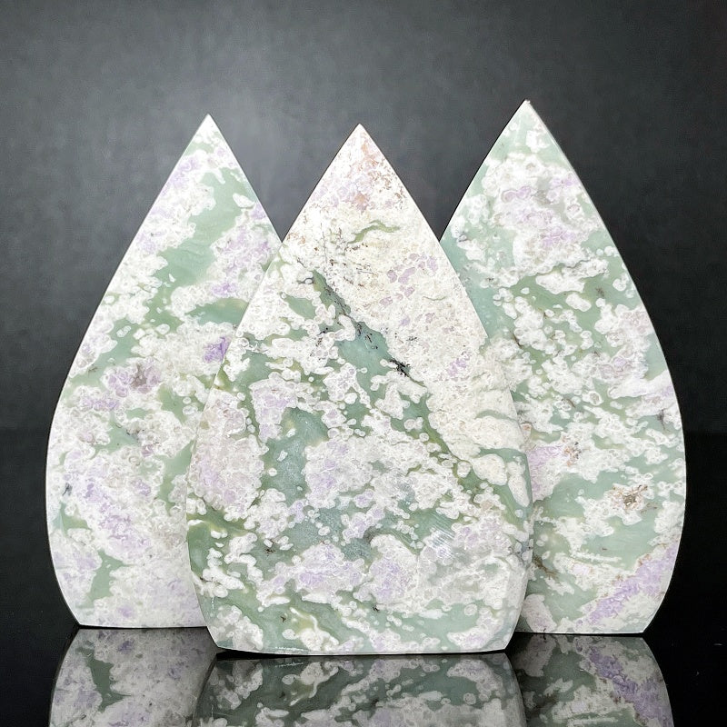 Natural Square sodium stone ornament Heal ing Gemstone Home Decor