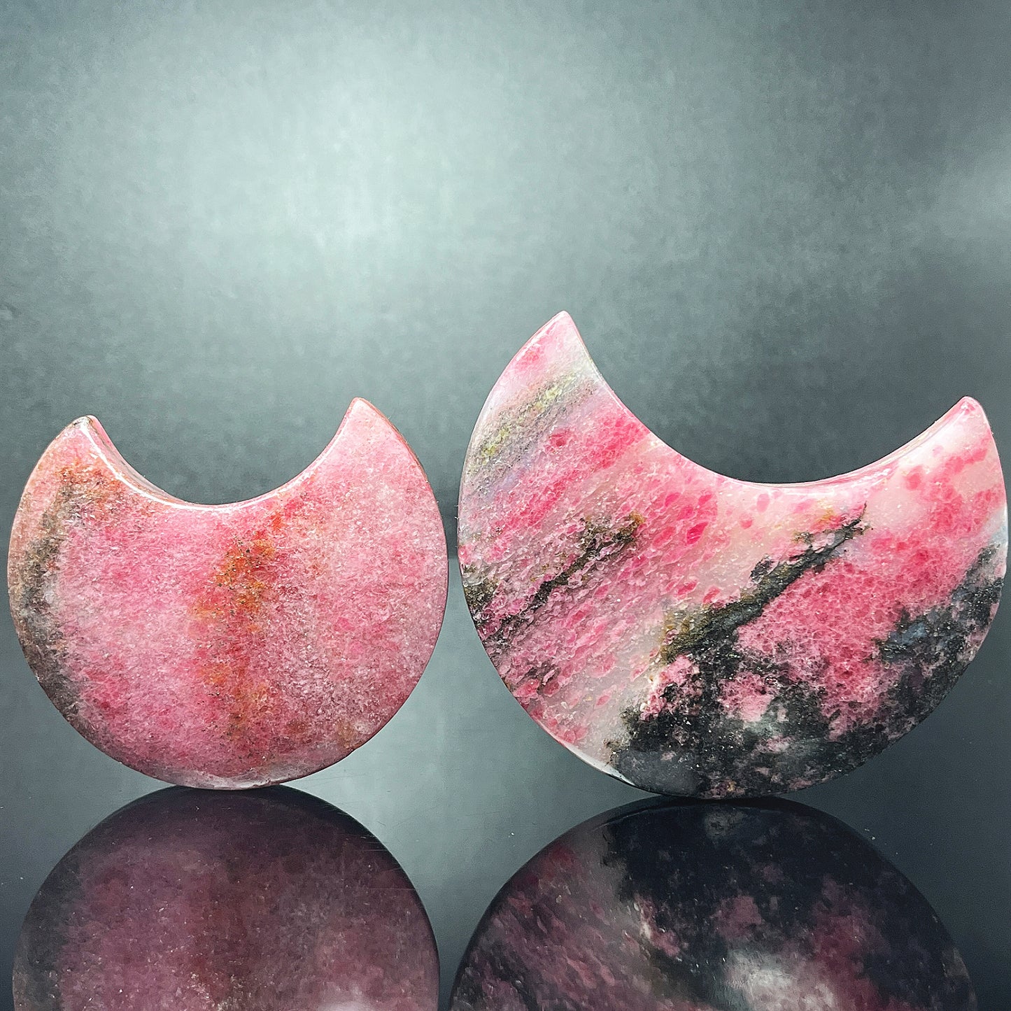 Natural Floating Flowers Rose Moon Heal ing Gemstone Home Decor