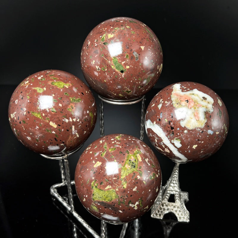 Natural  Star River Agate Ball Heal ing Gemstone Home Decor