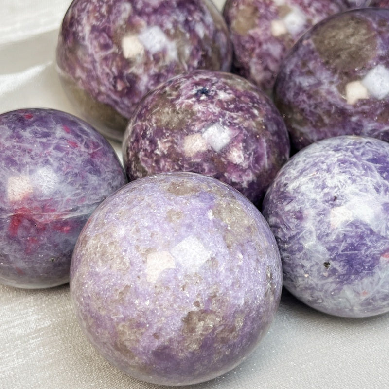 Natural Unicorn Stone Ball Heal ing Gemstone Home Decor