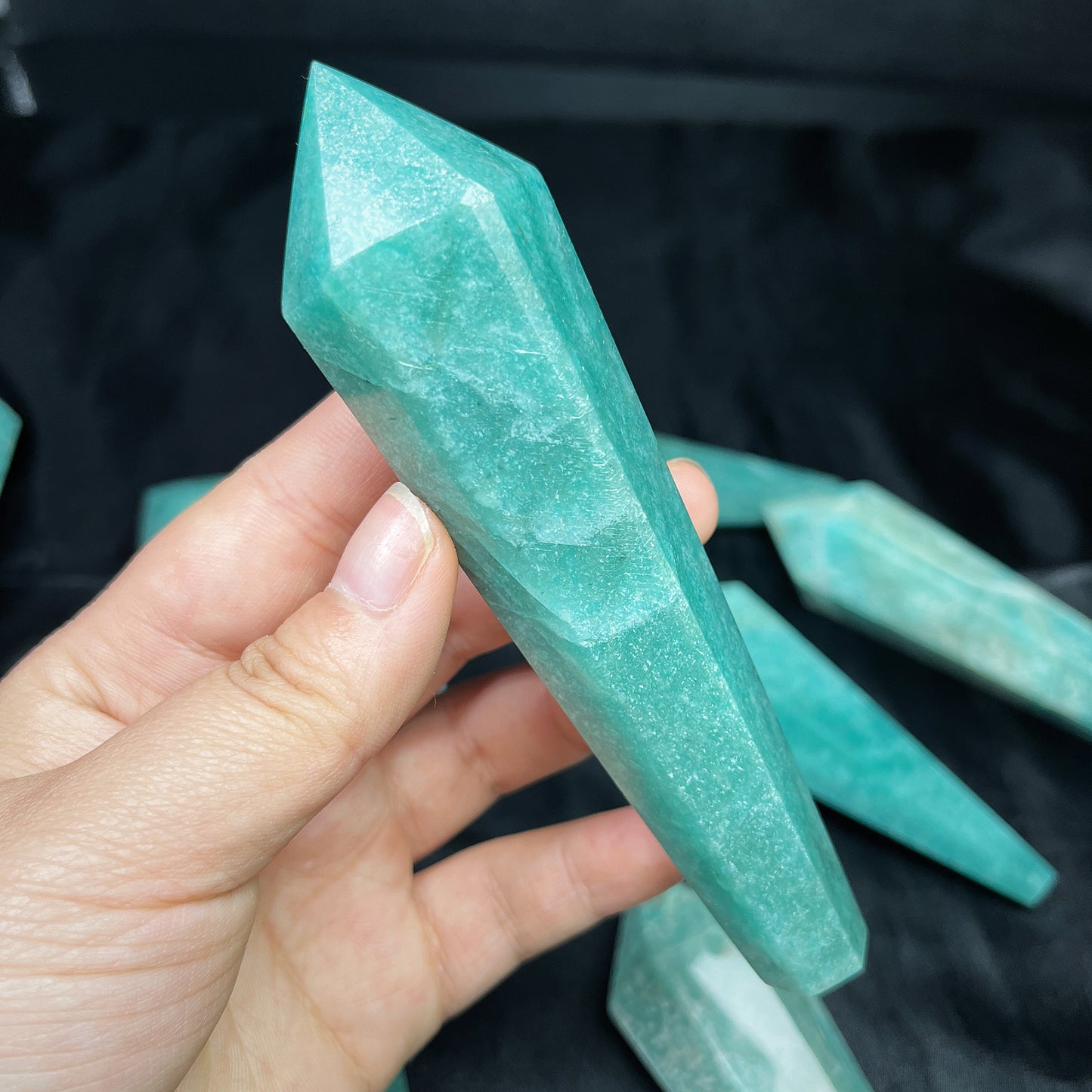 Natural Tianhe Stone scepter Heal ing Gemstone Home Decor