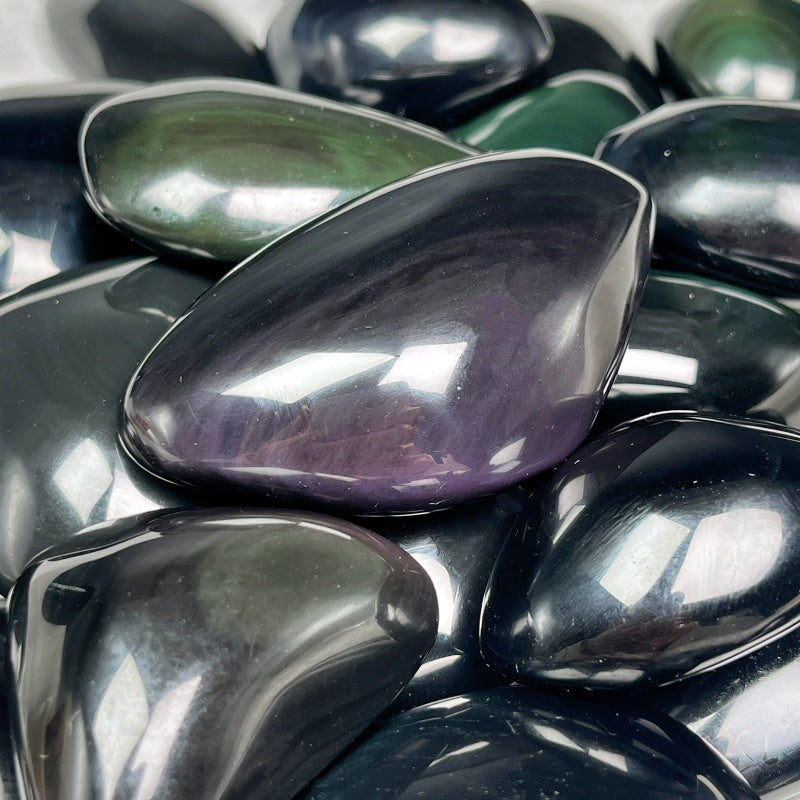 Natural Caiyao Stone Rolling Stone Heal ing Gemstone Home Decor