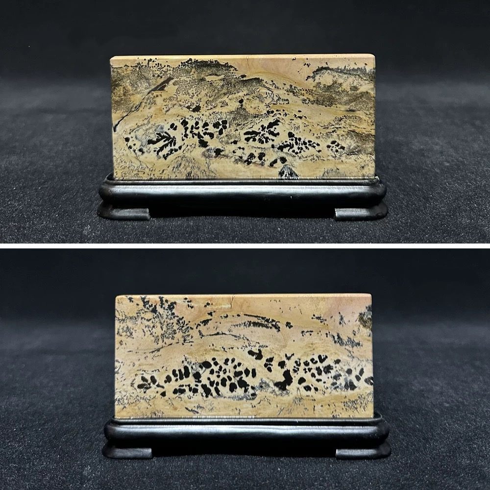 Natural Chinese painting stone screen decoration Heal ing Gemstone Home Decor