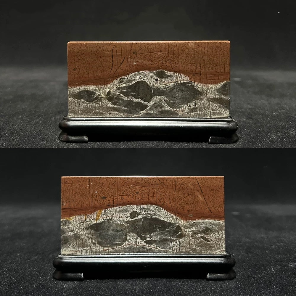 Natural Chinese painting stone screen decoration Heal ing Gemstone Home Decor