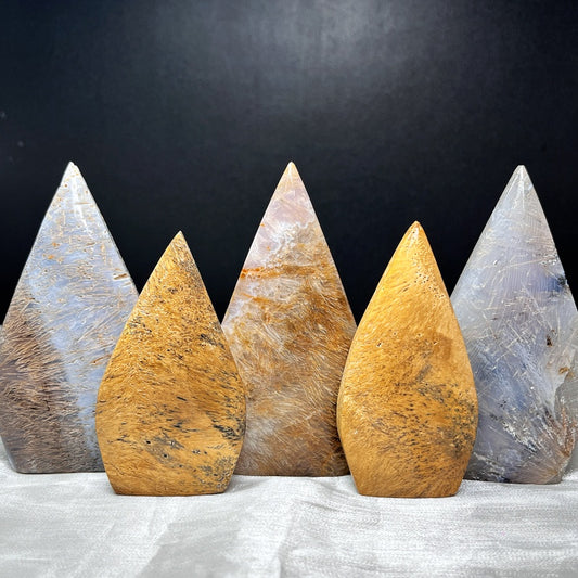 Natural Agate hair crystal ornament Heal ing Gemstone Home Decor