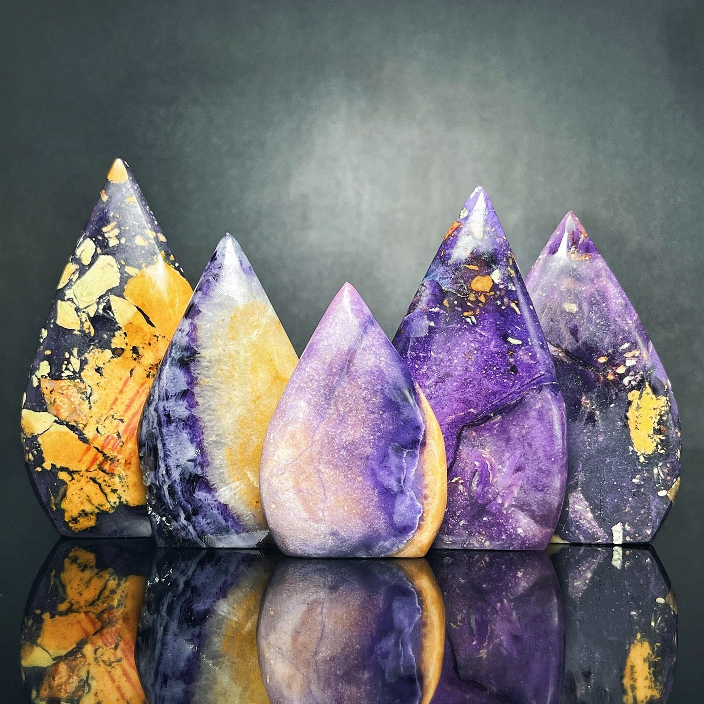 Natural Purple fluorite root ornament Heal ing Gemstone Home Decor