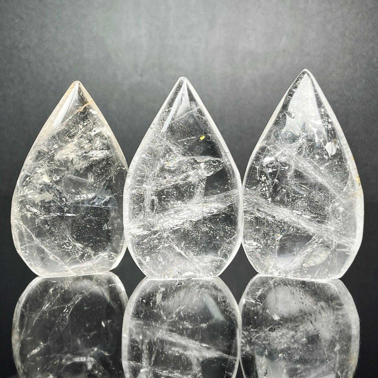 Natural White crystal ornament Heal ing Gemstone Home Decor