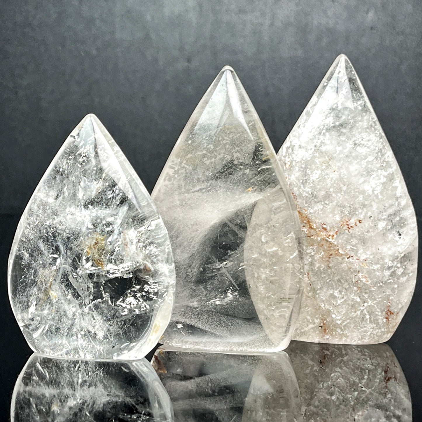 Natural White crystal ornament Heal ing Gemstone Home Decor