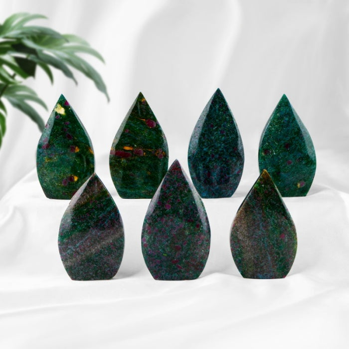 Natural  Monet Garden Ornament  Heal ing Gemstone Home Decor