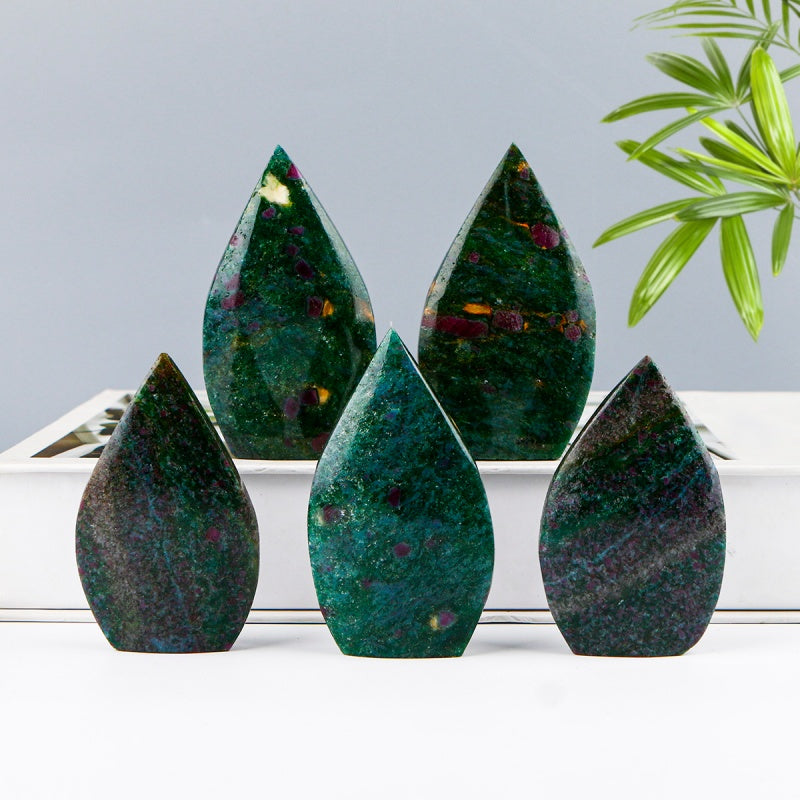 Natural  Monet Garden Ornament  Heal ing Gemstone Home Decor