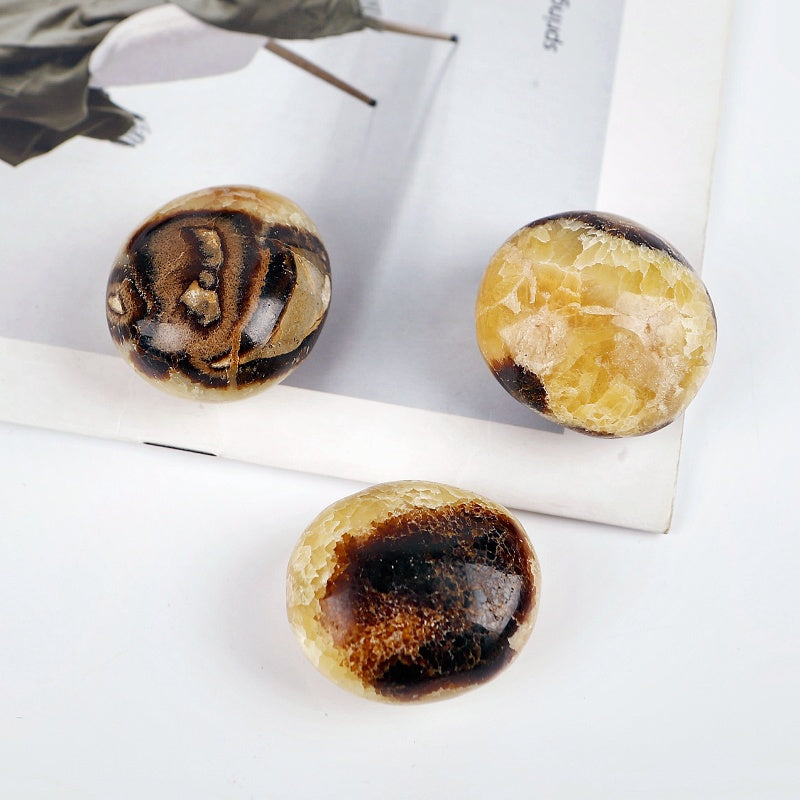 Natural Playing with turtle shaped stones and rolling stones  Heal ing Gemstone Home Decor gift